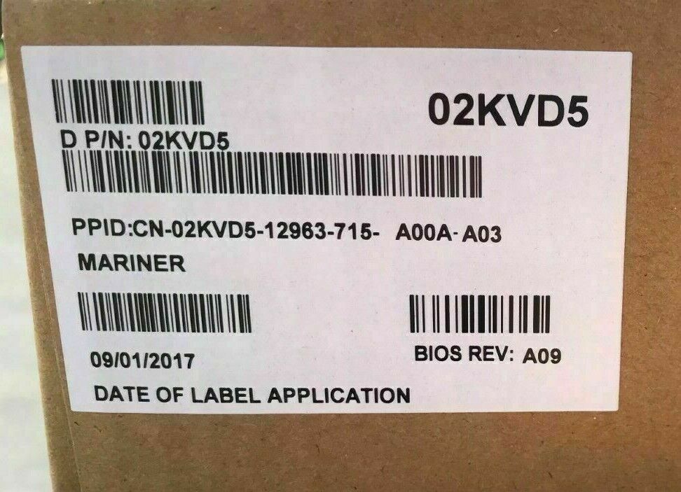 OEM Dell Alienware 14 14" Genuine Laptop Motherboard LA-9201P 2KVD5