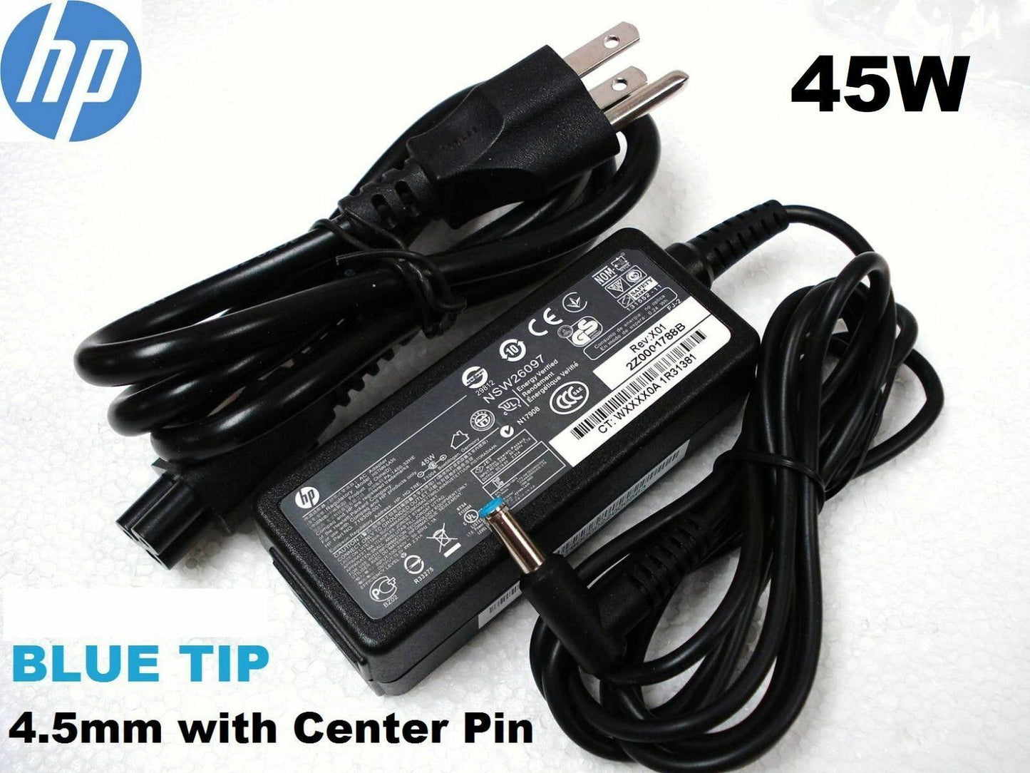 OEM 19.5V 2.31A 45W Laptop Power Charger AC Adapter HP EliteBook, Stream ,Split