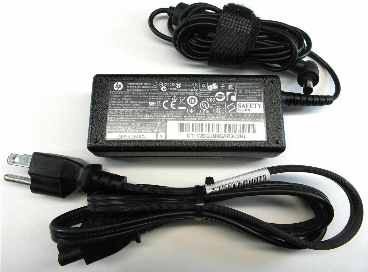 NEW HP 65W AC Power Adapter Charger PPP009D PPP009L-E 603284-001 722970-001