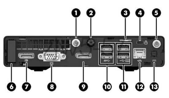 HP Elitedesk 400 G2 Mini tiny i5-6500T 16GB DDR4 1TB SSD WINdows 10  WIFI