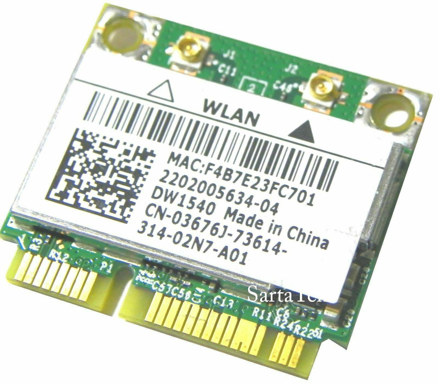 3676J Dell Latitude E6530 E6430 E6330 Wifi Wireless Card 3676J DW1540