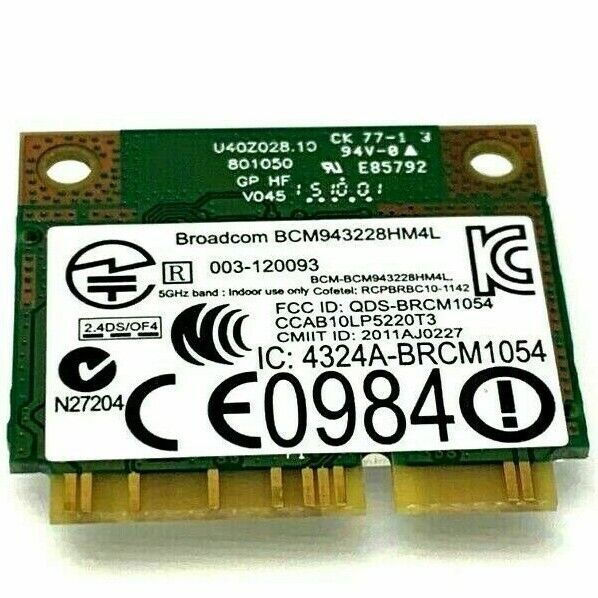 3676J Dell Latitude E6530 E6430 E6330 Wifi Wireless Card 3676J DW1540