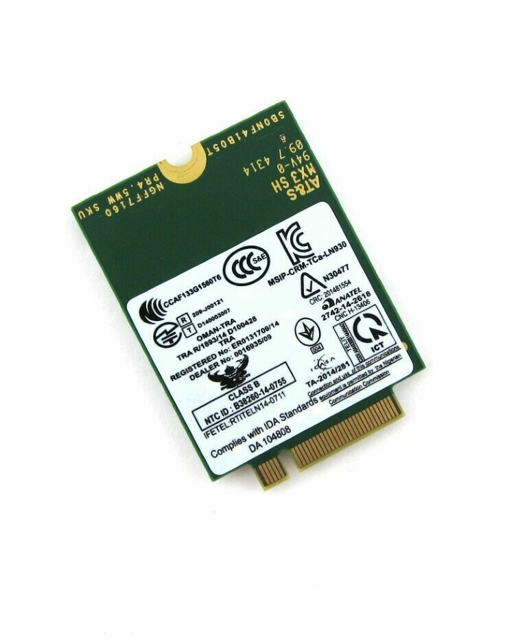 NEW OEM Dell Wireless 5810E (DW5810e) M.2 Mobile 4G LTE WWAN Card NRR39
