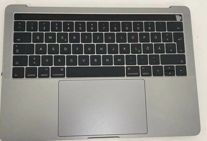A1706 Macbook Pro 13" 2016 TopCase Keyboard Battery A1819 Trackpad German Silver