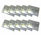 LOT 10 K8X8M Dell Latitude E6440 14" EDP LCD Back Top Cover Lid Assembly Hinges
