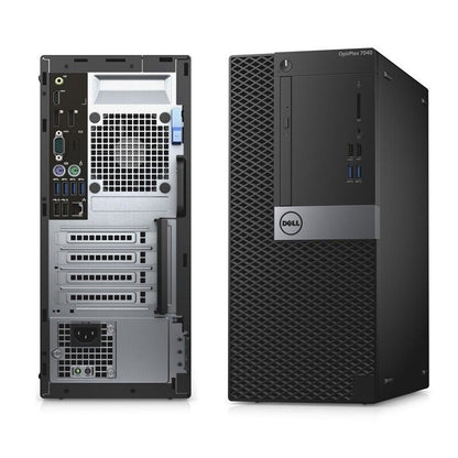 GAMING PC Dell Desktop i5 16GB DDR4 256GB SSD +500GB Windows 10 WIFI GTX1060