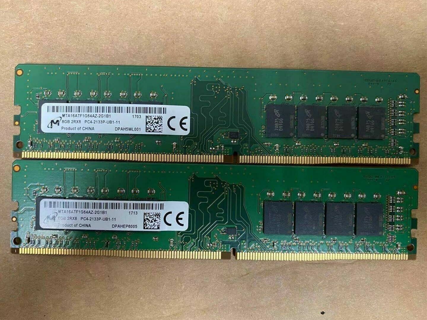 16GB 2x 8GB 32GB 64GB DDR4-2133 PC4-2133P Non-ECC Desktop Memory RAM