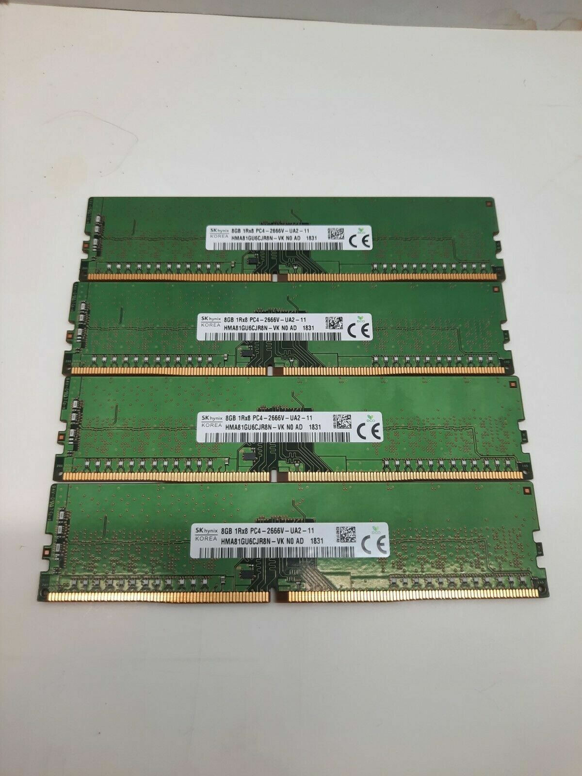 Lot 8GB 16GB 32GB SAMSUNG SK Kingston PC4-2666V DDR4-21300 Desktop RAM Memory