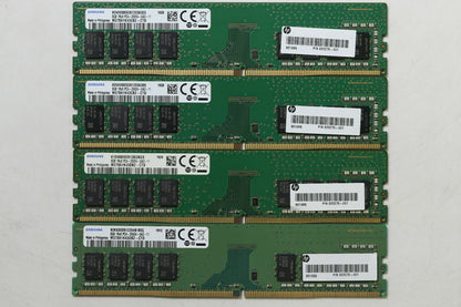 Lot 8GB 16GB 32GB SAMSUNG SK Kingston PC4-2666V DDR4-21300 Desktop RAM Memory