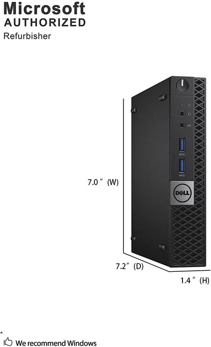 Dell Optiplex 7040M 7040 Micro Mini PC i7-6700T 16GB Ram 512GB SSD Win11 wifi