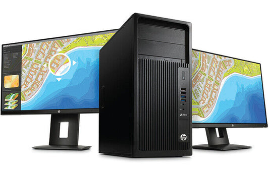 GAMING PC HP Z240 DESKTOP i5-6600 16GB DDR4 GTX645 256GB SSD+ 1TB WIFI WIN10