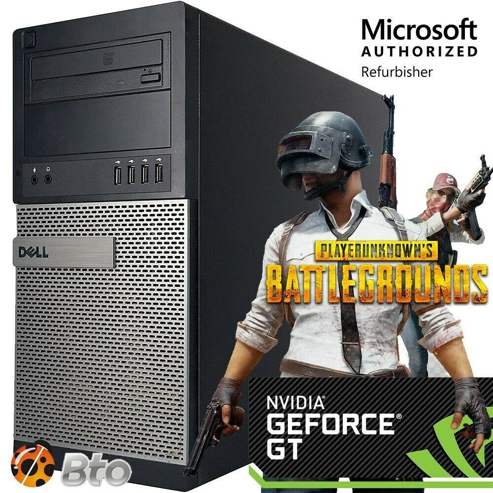 Dell i7 CPU Gaming Computer PC 32GB RAM 960GB SSD Wi-Fi R7-450 WIN 10 Pro