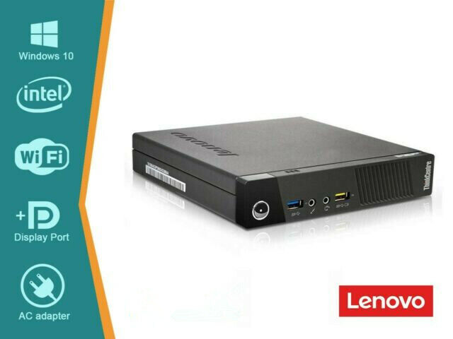 Lenovo ThinkPad M83 Tiny Micro PC i7 4th 16GB 256GB SSD Win10 Desktop WIFI