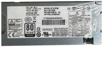 HP 280 G3 400 G5 SFF 180W Power Supply L07658-001 L17839-001 PA-1181-3HB