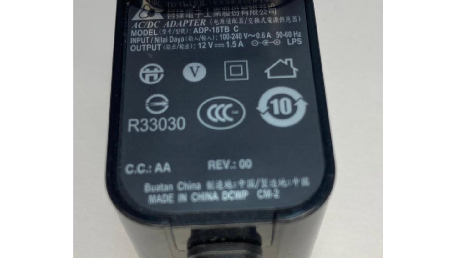 Original Charger Acer Aspire Switch 10 SW5-015 ADP-18TB C 12V 1.5A  3.0*1.0mm