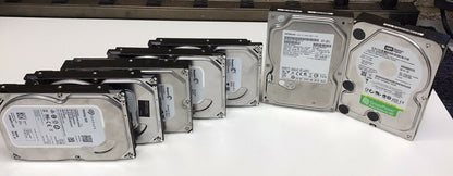 LOT OF 10 DRIVES 500GB Desktop PC Internal 3.5" SATA Hard Drive HDD Tested