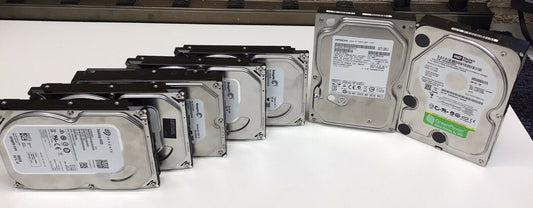LOT OF 10 DRIVES 500GB Desktop PC Internal 3.5" SATA Hard Drive HDD Tested