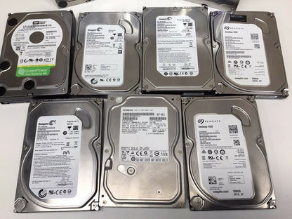 LOT OF 10 DRIVES 500GB Desktop PC Internal 3.5" SATA Hard Drive HDD Tested