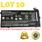 LOT 10 AP13J3K Battery Acer Chromebook C720-2848 C720 C720P C740 CB3-431 AP13J4K