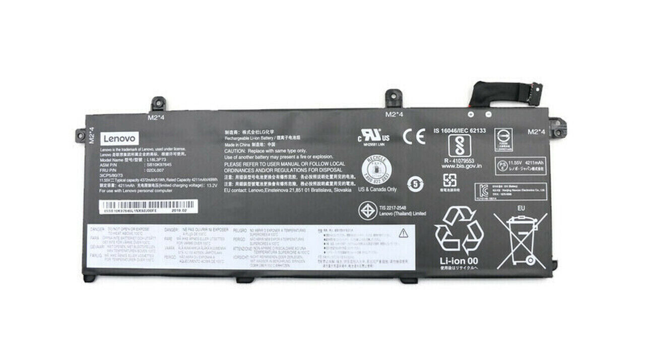 5B10W13906  Lenovo Genuine Battery For T490 T495 P14s T14 5B10W13907 L18M3P73