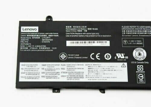 OEM Genuine 01AV478 01AV480 L17L3P71 L17M3P71 Battery for Lenovo ThinkPad T480s