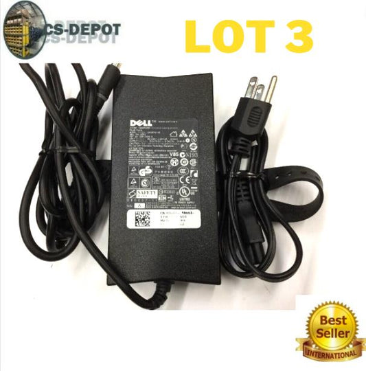 LOT 3  Dell 130W 0VJCH5 PA-4E 19.5V 6.7A AC Adapter Laptop Charger LA130PM121