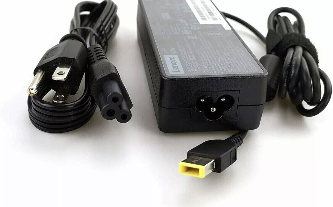 LOT 100  Lenovo ThinkPad Laptop AC Charger Adapter 90W 20V 4.5A-SQUARE SLIM TIP