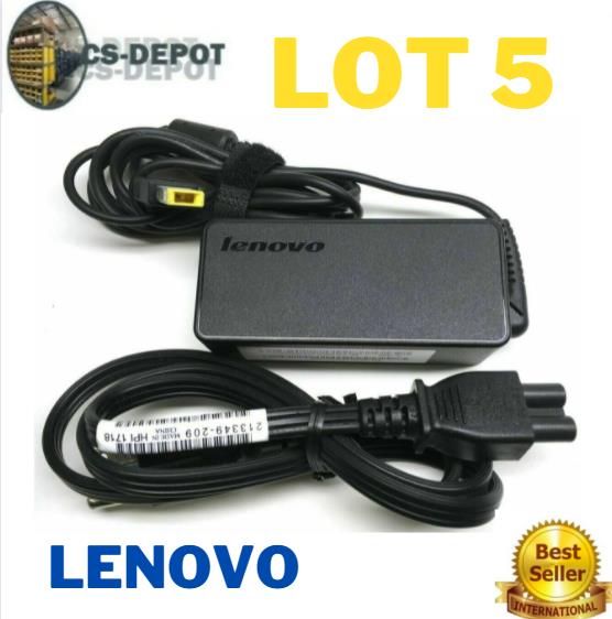 Lot 5 Lenovo 45W 20V 2.25A Adapter Charger Yoga IdeaPad laptop T470 T460 T470S