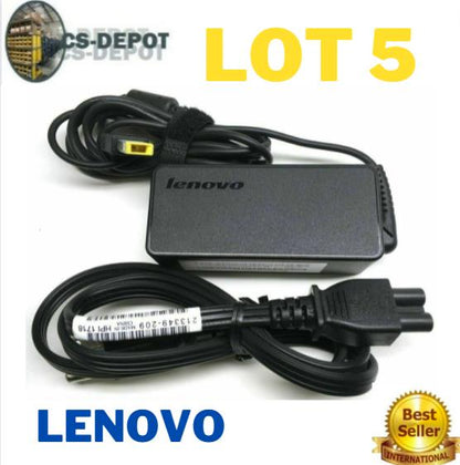 Lot 5 Lenovo 45W 20V 2.25A Adapter Charger Yoga IdeaPad laptop T470 T460 T470S