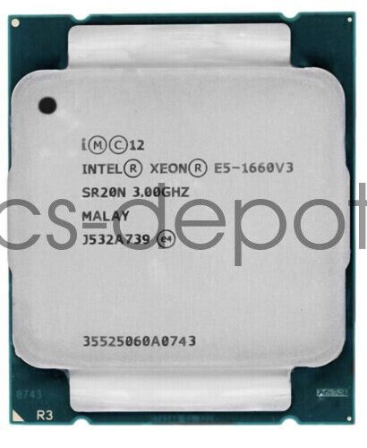 Intel Xeon E5-1660 v3 CPU 3.0GHz 20MB 8-Core 140W LGA2011-3 SR20N