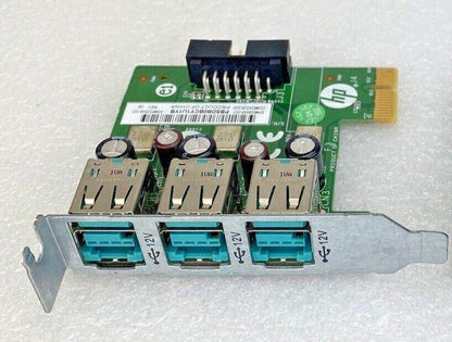 LOT 6 HP 638945-001 Powered 12V 3-Port USB Expansion Card RP5800