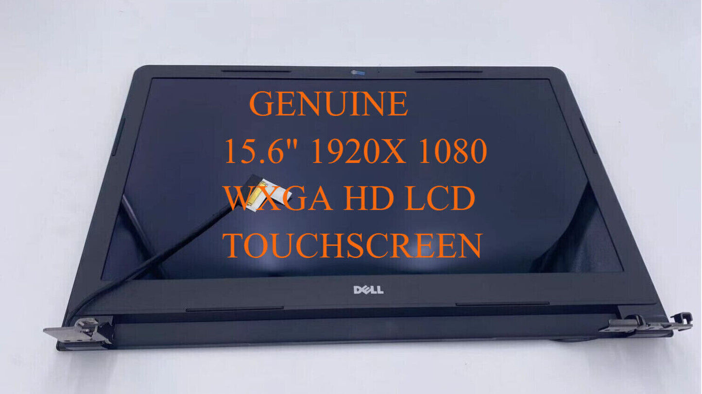 DELL INSPIRON 3558 LCD TOUCHSCREEN ASSEMBLY 15.6" W/CAMERA HINGES CABLE 947CM