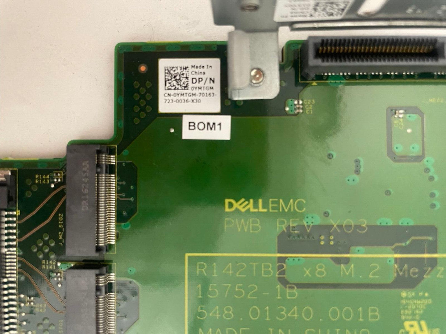 DELL POWEREDGE SERVER C6420 R142TB2 x8 M.2 Mezz CARD SATA 1572-1B 548.01340.001B