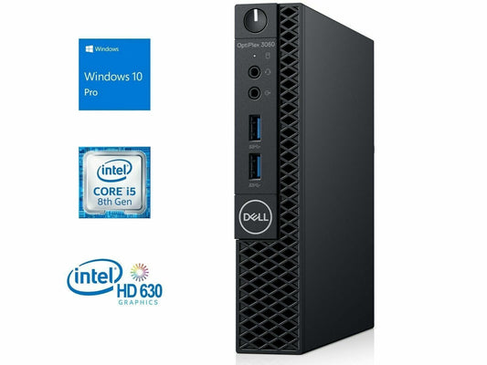Dell OptiPlex 3060 Micro i5-8500T 16GB 256GB SSD +1TB HDD Win10 pro WiFi & AC