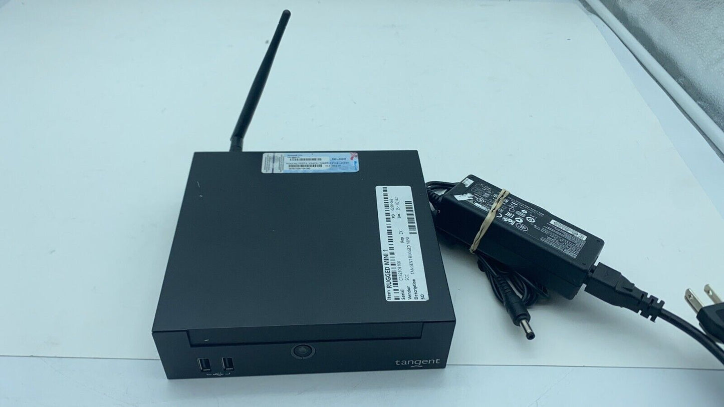 Tangent Rugged Mini PC i5 2520 CPU 128 GB SSD & 8GB Ram Win 10 Pro W/ adapter