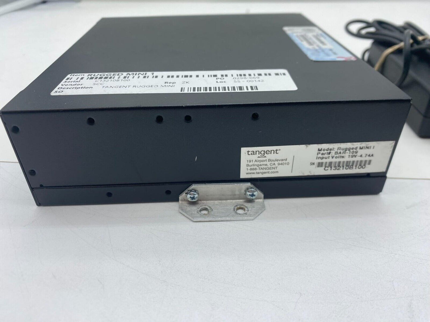 Tangent Rugged Mini PC i5 2520 CPU 128 GB SSD & 8GB Ram Win 10 Pro W/ adapter
