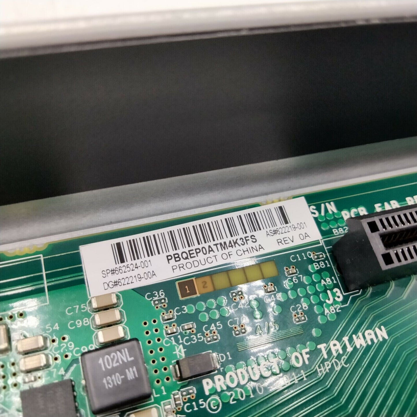 HP 662524-001 Proliant DL380p G8 3-Slot PCI-e Riser Board Cage 676406-001
