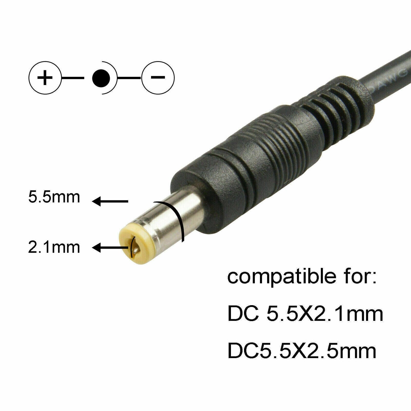 FOR Lenovo M32 M72e M92 ADP-65YB B 65W AC Power Adapter  5.5*2.5mm