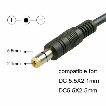 FOR Lenovo M32 M72e M92 ADP-65YB B 65W AC Power Adapter  5.5*2.5mm
