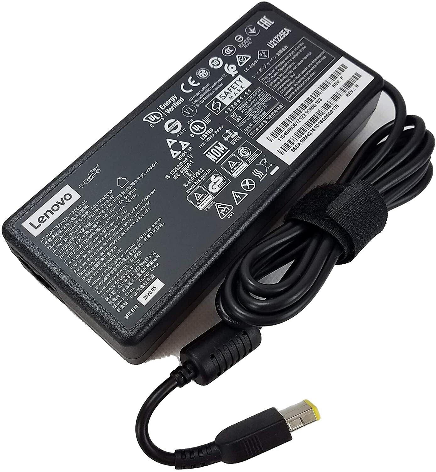 OEM Original Lenovo ADLX45DLC2A 45W ThinkPad Laptop Charger Square Tip 20V 2.25A
