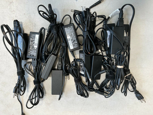 LOT 20 Dell Laptop AC Charger Adapter 65W Latest Style Genuine 19.5V 7.4MM