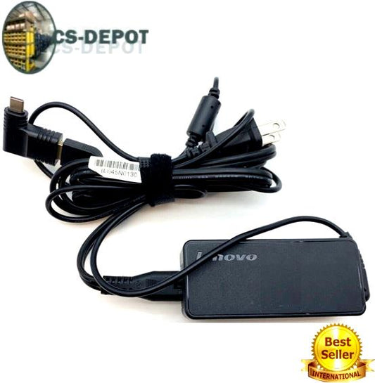 Genuine Lenovo 45W USB-C Type-C Power Laptop Charger for HP Chromebook/Pavilion