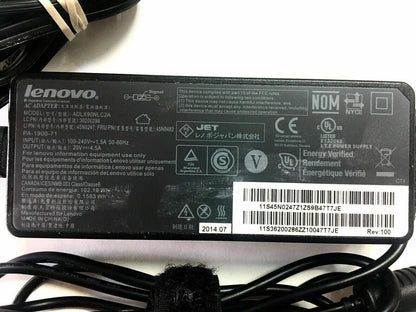 Lenovo ThinkPad Laptop AC Charger Adapter 90W 20V 4.5A SQUARE SLIM TIP FAST