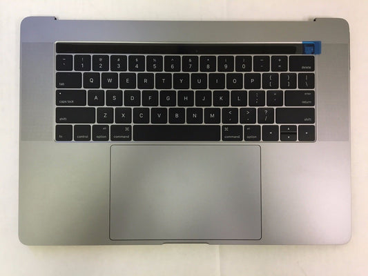 MacBook Pro 15 2016 2017 A1707 Top Case Touchpad Keyboard Battery Space Gray