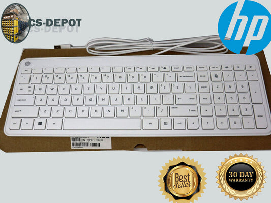 NEW 853236-001 Hp Usb Keyboard Us White 20-C010 24-G257C 20-C013W 20-C023W