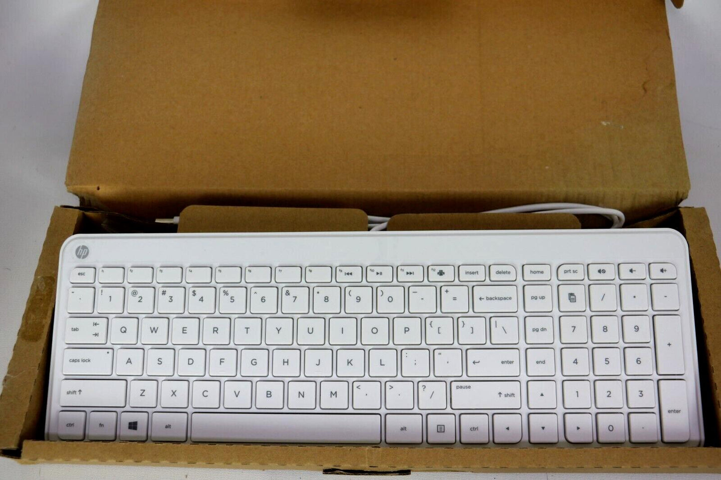 NEW 853236-001 Hp Usb Keyboard Us White 20-C010 24-G257C 20-C013W 20-C023W