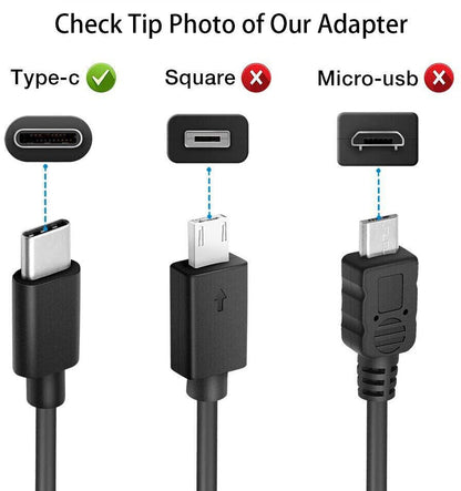 45W USB C Type C for HP Chromebook Lenovo/Acer/Asus/Samsung Laptop Charger