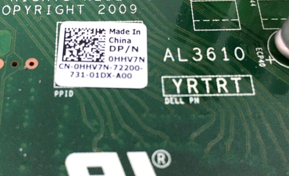 Dell Precision 5810 Tower 0HHV7N HHV7N Motherboard w/cpu E5-1620 V3
