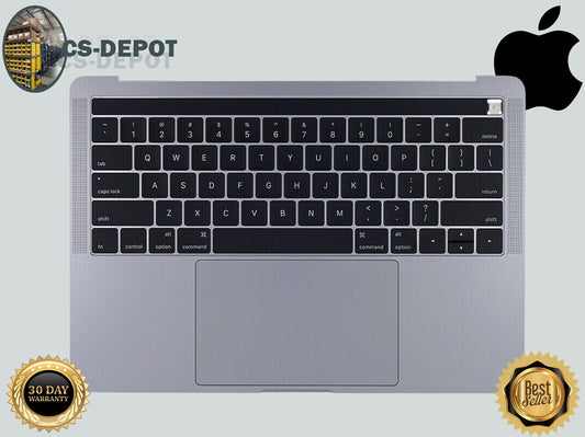 OEM SPACE GRAY Top Case Palmrest+ Keyboard+Battery For 13" MacBook Pro A1706