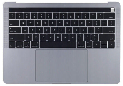 OEM SPACE GRAY Top Case Palmrest+ Keyboard+Battery For 13" MacBook Pro A1706